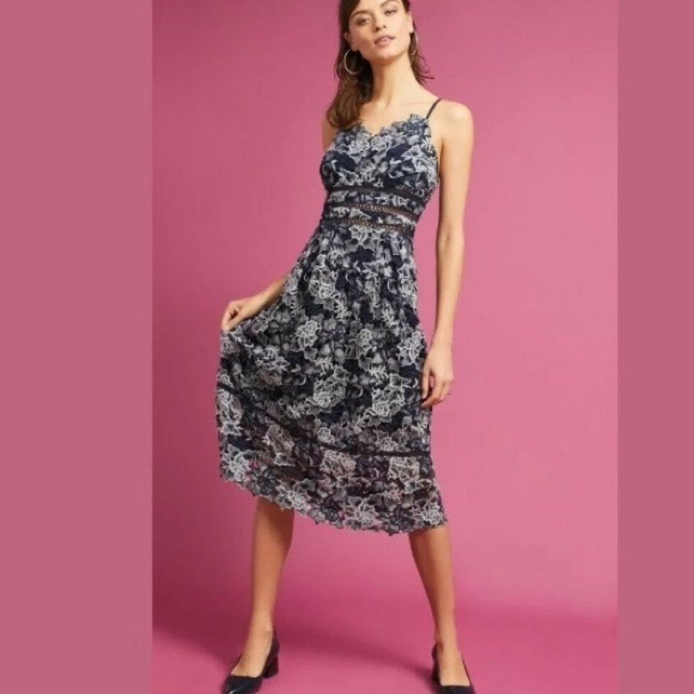 Anthropologie Eri + Ali Lace Dress XS P